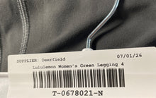 Load image into Gallery viewer, Lululemon Womens Green Align High-Rise Pull-On Cropped Leggings Size 4
