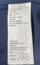 Load image into Gallery viewer, Abercrombie &amp; Fitch Womens Blue Pinstripe Printed Belt Loops Trouser Pants Sz XS
