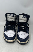 Load image into Gallery viewer, Nike Mens Air Jordan 1 Retro High OG White Blue Black Sneaker Shoes Size 9.5
