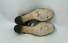 Load image into Gallery viewer, J.Crew Womens Multicolor Printed Leather Ankle Strap Block Mule Heels Size 11
