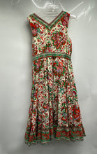 Load image into Gallery viewer, Gibson Latimer Womens Multicolor Floral Sleeveless V-Neck Fit &amp; Flare Dress Sz M
