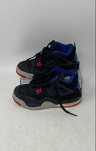 Load image into Gallery viewer, Nike Kids Air Jordan 4 Retro IB4388-003 Black Blue Red Sneaker Shoes Size 11C
