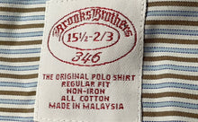 Load image into Gallery viewer, Brooks Brothers Mens Multicolor Striped All Cotton Dress Shirt Size 15.5
