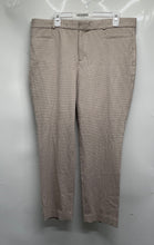 Load image into Gallery viewer, Banana Republic Womens Sloan Beige Brown Front Pockets Belt Loops Ankle Pants 14
