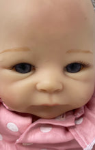 Load image into Gallery viewer, Silicone Body Pink Polka Dot Dress Realistic Collectible Vinyl Toy Baby Doll
