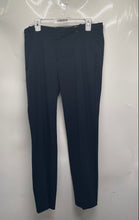 Load image into Gallery viewer, Zara Womens Blue Pleated Slash Pockets Straight Leg Dress Pants Size Large
