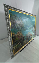 Load image into Gallery viewer, Signed Home Decorative Wall Hanging Framed Under The Sea Multicolor Oil Painting
