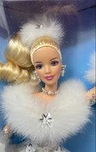 Load image into Gallery viewer, Mattel Collectible Blonde Hair White Gown Barbie Winters Reflection Doll
