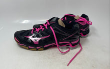 Load image into Gallery viewer, Mizuno Womens Wave Lightning RX3 430168.9013 Black Pink Volleyball Shoes Size 11
