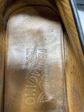 Load image into Gallery viewer, Authentic Salvatore Ferragamo Mens Black Loafer Shoes Size 9.5 Damaged
