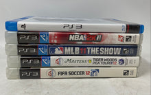 Load image into Gallery viewer, Lot Of 5 Pieces Assorted PlayStation 3 Various Genres Video Games
