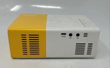 Load image into Gallery viewer, PVO Yellow White LED Built-In Speaker 12V Portable Mini Projector
