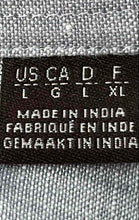 Load image into Gallery viewer, Black Brown 1826 Mens Light Blue Linen Short Sleeve Collared Button-Up Shirt L

