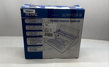 Load image into Gallery viewer, Royal Scriptor ll White Portable Electronic Typewriter Not Tested With Box
