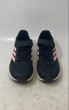 Load image into Gallery viewer, Adidas Kids Runfalcon 5 IE8580 Black Pink Lace-Up Sneaker Shoes Size 3

