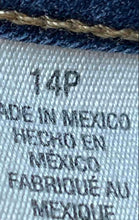 Load image into Gallery viewer, DKNY Womens Blue Denim 5-Pocket Design Button Front Straight Leg Jeans Size 14P

