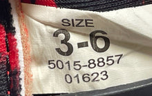 Load image into Gallery viewer, Roller Derby Unisex Kids Black Red Adjustable Strap Roller Skates Size 3-6
