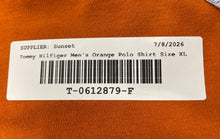 Load image into Gallery viewer, Tommy Hilfiger Mens Orange Cotton Short Sleeve Custom Fit Polo Shirt Size XL

