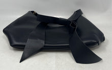 Load image into Gallery viewer, Aota Womens Black Bow Inner Pockets Zipper Shoulder Hobo Bag
