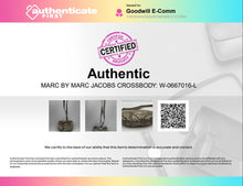 Load image into Gallery viewer, Authentic Marc Jacobs Womens Q Percy Gold-Tone Leather Crossbody Bag Damaged
