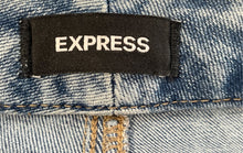 Load image into Gallery viewer, Express Womens Blue Denim Medium Wash Stretch Pockets Skinny Leg Jeans Size M
