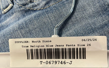 Load image into Gallery viewer, True Religion Womens Blue Denim 5 Pocket Design Bootcut Jeans Pants Size 26
