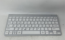 Load image into Gallery viewer, Bytech BY-KB-WS-111-V1 White Silver Wireless Bluetooth Slim Keyboard Untested
