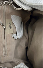 Load image into Gallery viewer, Prune Womens White Animal Print Link Chain Strap Inner Pockets Hobo Bag
