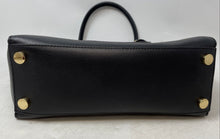 Load image into Gallery viewer, Michael Kors Womens Ellis Black Leather Double Handle Zipper Satchel Purse
