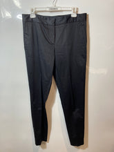 Load image into Gallery viewer, Piazza Sempione Womens Black Flat Front Stretch Pockets Dress Pants Size IT 44
