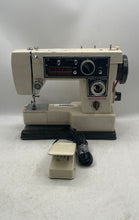 Load image into Gallery viewer, Vintage Dressmaker S-9000 Beige Zig Zag Precision Sewing Machine With Pedal
