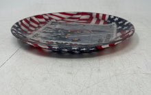 Load image into Gallery viewer, Americana Flags 2001 Firefighter Heroes Stamp First Class Plus Decorative Plate
