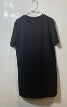 Load image into Gallery viewer, Zara Womens Black Short Sleeve Round Neck Stretch Pullover Sheath Dress Size XL
