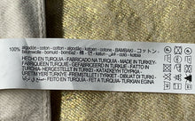 Load image into Gallery viewer, Zara Womens Gold Metallic Cotton Pockets Boyfriend Jeans Size 4
