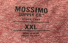 Load image into Gallery viewer, Mossimo Mens Red Heather Short Sleeve V-Neck Pullover T-Shirt Size 2XL
