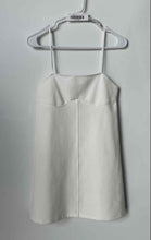 Load image into Gallery viewer, Zara Womens White Sleeveless Square Neck Pullover Mini Dress Size Small
