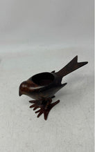Load image into Gallery viewer, Copper Brown Color Metal Cast Iron Decorative Bird Tea Light Candle Holder
