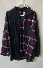 Load image into Gallery viewer, Brooks Brothers Mens Multicolor Plaid Print Cotton Pajama Button-Up Shirt Size L
