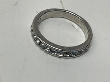 Load image into Gallery viewer, Women Silver Tone With Stones Ring Size 8.25 Weight 2.9g (NCL)
