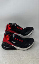 Load image into Gallery viewer, Nike Boys Air Max 270 943345-025 Red Black Low Top Lace-Up Running Shoes Sz 4.5Y
