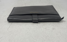 Load image into Gallery viewer, Cole Haan Womens Gray Leather Foldable Lined Large Clutch Bag With Coin Wallet

