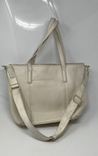 Load image into Gallery viewer, Vera Bradley Womens Charlie Ivory Leather Detachable Strap Shoulder Tote Bag
