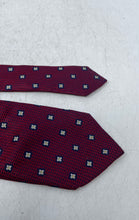 Load image into Gallery viewer, Cremieux Mens Red Geometric Silk Adjustable Formal Pointed Tie One Size
