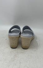 Load image into Gallery viewer, Calvin Klein Womens Bandera Light Blue Slip-On Platform Sandals Size 8.5
