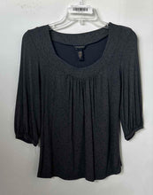 Load image into Gallery viewer, Banana Republic Womens Gray Blue 3/4 Sleeve Pullover Blouse Top Size XS
