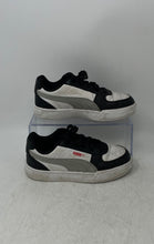 Load image into Gallery viewer, Puma Kids Carter 396317-39 Black White Gray Lace-Up Sneaker Shoes Size 2C

