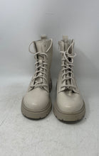 Load image into Gallery viewer, No Boundaries Womens Beige Lace-Up Side-Zip Chunky Combat Boots Size 8
