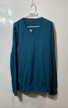 Load image into Gallery viewer, Banana Republic Mens Blue Long Sleeve V-Neck Pullover Sweater Size XL With Tag
