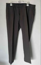 Load image into Gallery viewer, Louis Raphael Mens Brown Flat Front Slash Pocket Straight Leg Dress Pants 36/32
