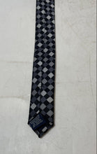 Load image into Gallery viewer, Pierre Cardin Mens Gray Argyle Pattern Adjustable Formal Designer Tie
